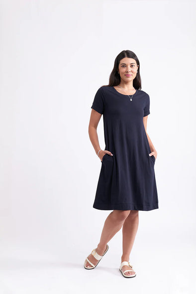 Foil '7509 Captain's Choice Dress' - True Navy