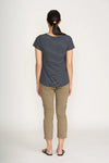 Foil 'Fuss Free Trapeze Capri Pant' - Dune