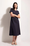 Foil 'Stitch Together Dress' - True Navy