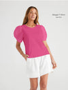 Brave + True 'Abigail Tee Shirt' - Hot Pink