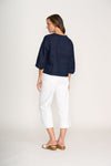 Foil 'Plot Twist Top' - Eclipse (Navy)