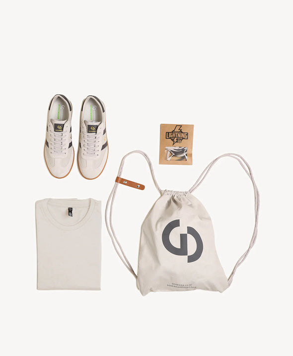 Goodsole 'Parallel Canvas Sneaker' - Bone Canvas