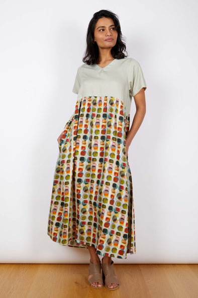 JJ Sisters 'HH27 Midi Dress' - Multi Colour