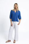 Humidity 'Nixie Blouse'  - Royal Blue