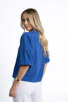 Humidity 'Nixie Blouse'  - Royal Blue
