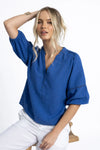 Humidity 'Nixie Blouse'  - Royal Blue