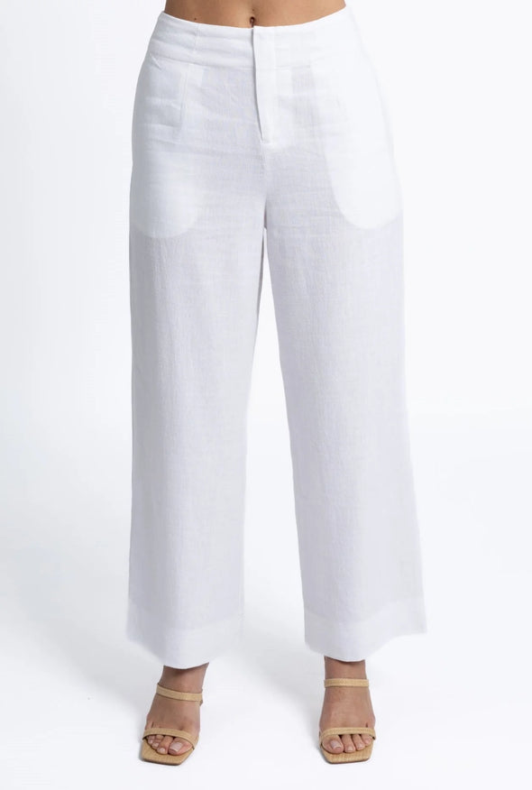 Humidity 'Fleetwood Linen Pant' - White