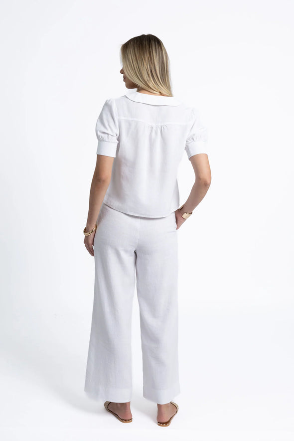 Humidity 'Fleetwood Linen Pant' - White