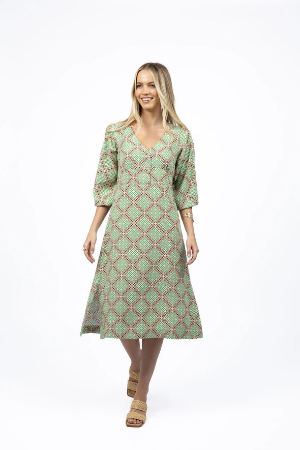 Humidity 'Marrakesh Midi Dress' - Marra Print