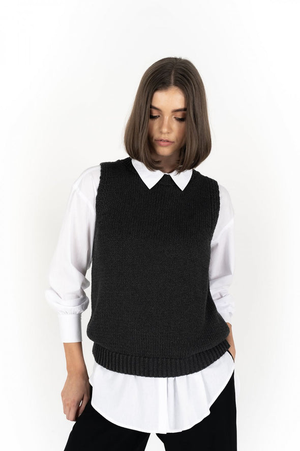 Humidity 'Gale Vest' - Charcoal