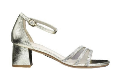 Clarice 'Brilliant Dress Sandal' - Light Gold