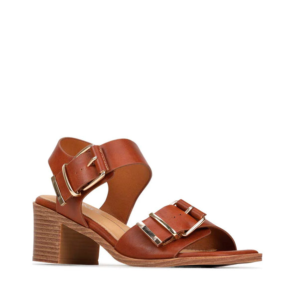 Los Cabos 'Jazzi Sandal' - Cognac