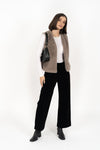 Humidity 'Vienna Faux Fur Vest' - Smoke