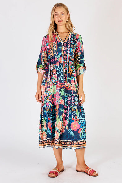 Lula Life 'Delphi Midi Dress' - Print