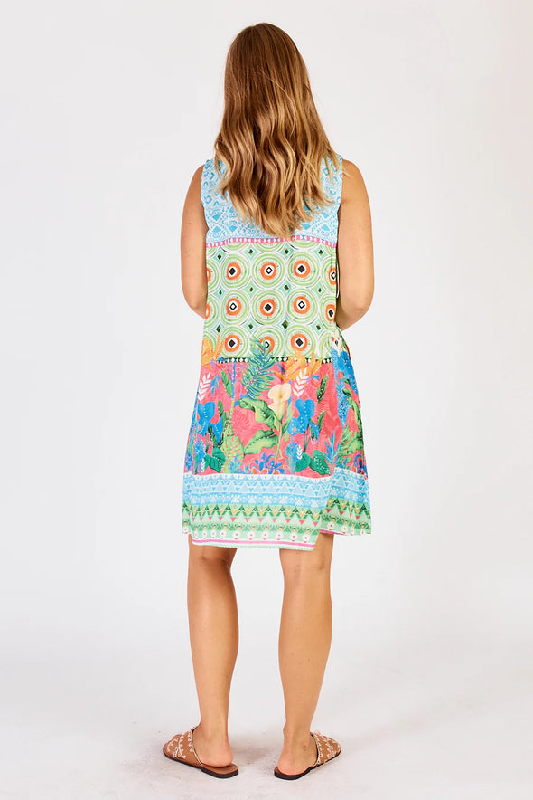 Lula Life 'Ilaria Swing Dress' - Sea Mix