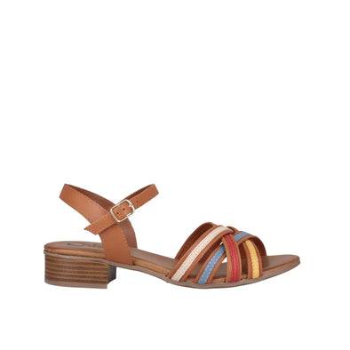 Cabello 'Malena Sandal'  - Tan Multi