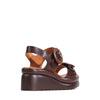 EOS 'Menorcas Wedge Sandal' - Chestnut