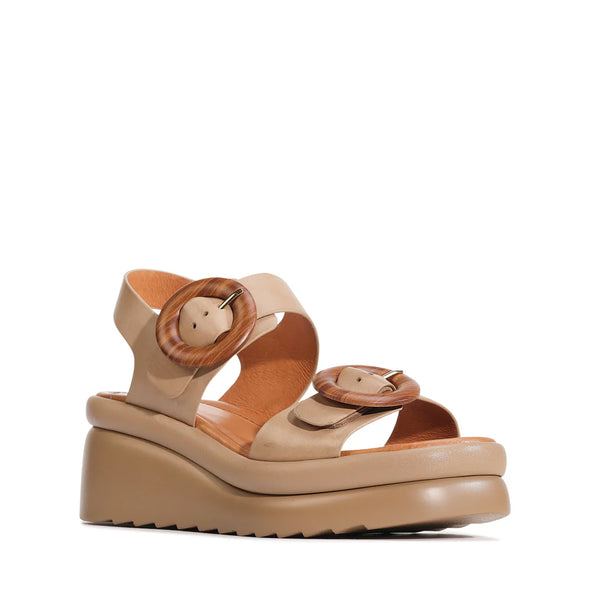 EOS 'Menorcas Wedge Sandal' - Desert