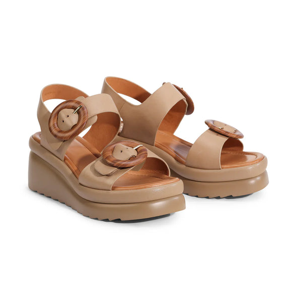 EOS 'Menorcas Wedge Sandal' - Desert