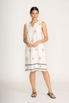 Foil 'Sew Special Dress' - Sand Geo