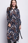 Foil '8105 On the Strip Shirt Dress' - New Leaf