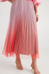 Brave + True 'West End Skirt' - Pink+Red