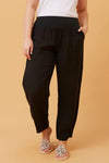 Bottega Moda 'Donna Linen Pant' - Black