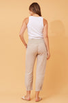 Bottega Moda 'Donna Linen Pant' - Linen (Natural)