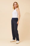 Bottega Moda 'Donna Linen Pant' - Navy