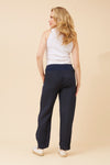 Bottega Moda 'Donna Linen Pant' - Navy