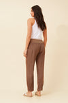 Bottega Moda 'Donna Linen Pant' - Tobacco