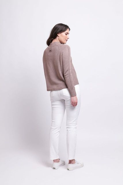 Foil '7641 Shell Be Right Sweater' - Biscuit