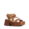 EOS 'Parisa Platform Sandal'  - Pecan