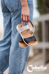 Cabello 'Pepe Sandal'- Black/Cream