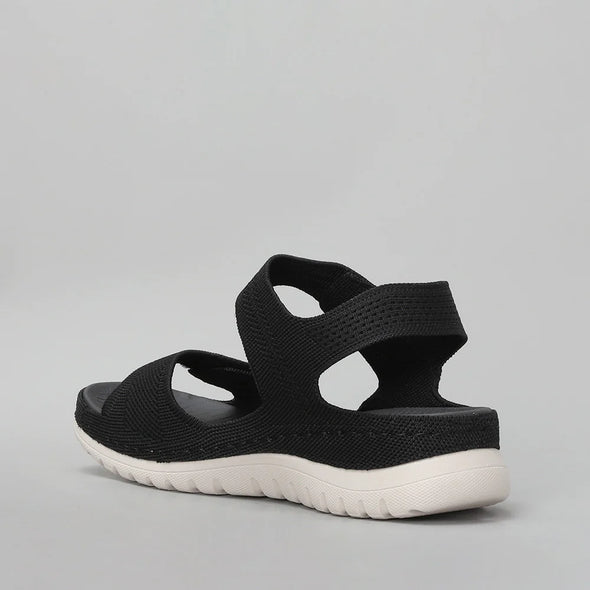 CC Resorts 'Ram Flyknit Sandal'  - Black