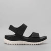 CC Resorts 'Ram Flyknit Sandal'  - Black