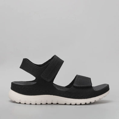 CC Resorts 'Ram Flyknit Sandal'  - Black