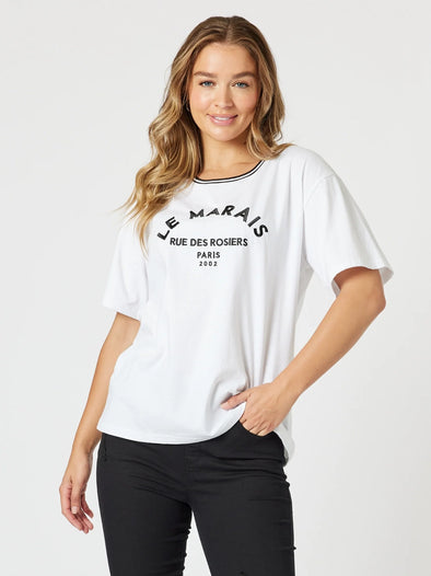 Threadz 'Le Marais Tee' - White