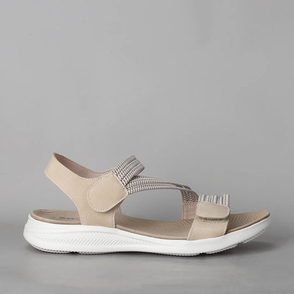 CC Resorts 'Florrie Sandal' - Apricot Multi