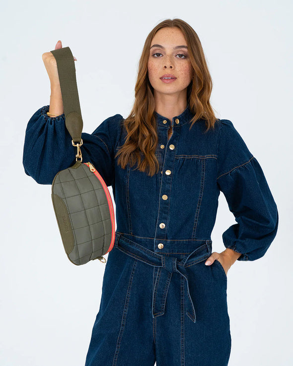 Elms+King 'Saxon Sling Bag' - Khaki