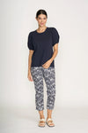 Foil 'Fuss Free Trapeze Capri Pant' - Code