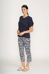 Foil 'Fuss Free Trapeze Capri Pant' - Code