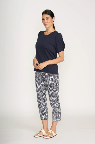 Foil 'Fuss Free Trapeze Capri Pant' - Code