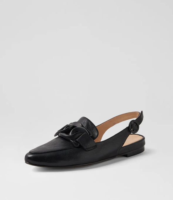 Top End 'Favillas Flat Slingback' - Black