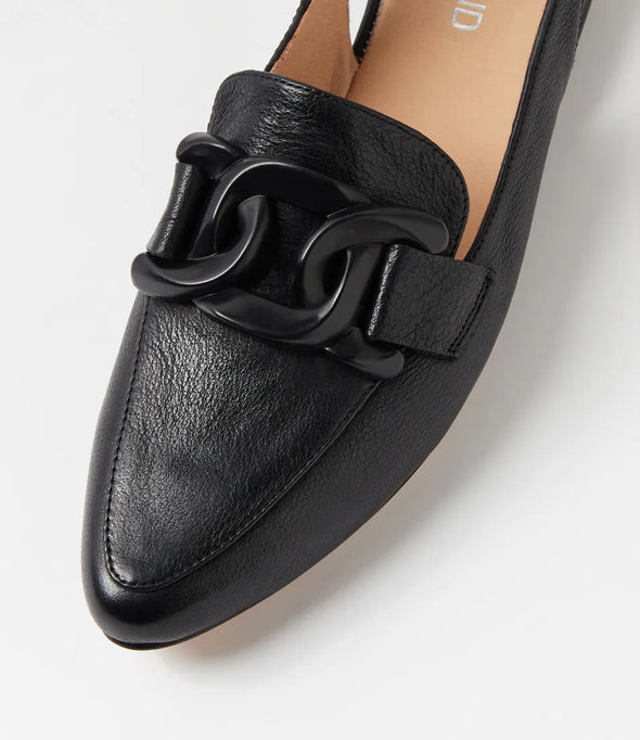 Top End 'Favillas Flat Slingback' - Black