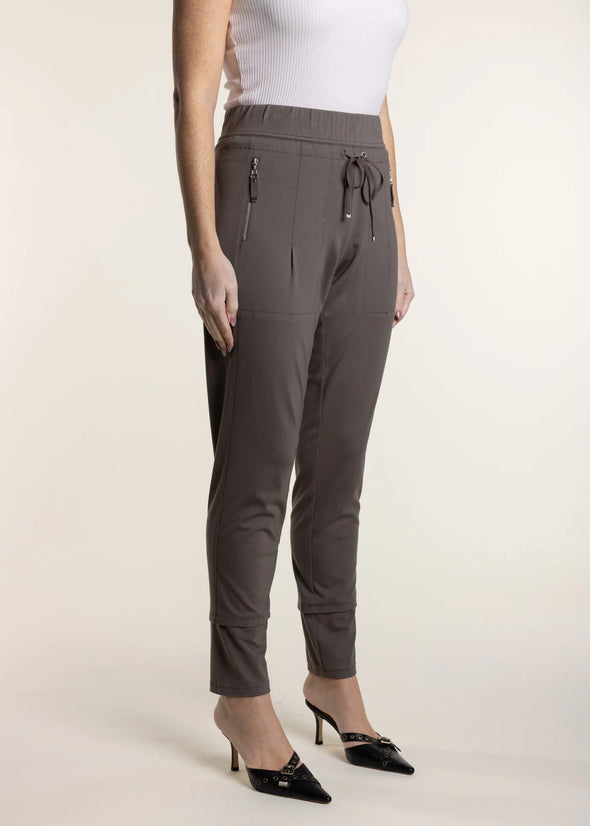 Two T's '2758 Ponte Panet Pant' - Clove