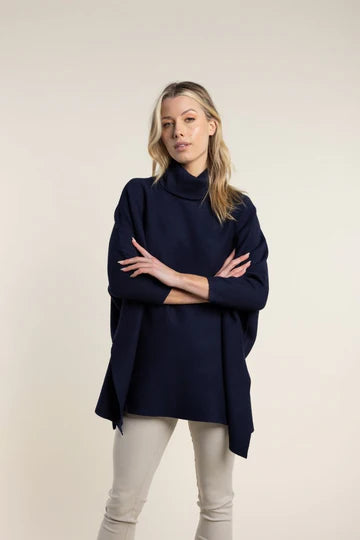 Two T's '2782 Oversized Sweater' - Navy