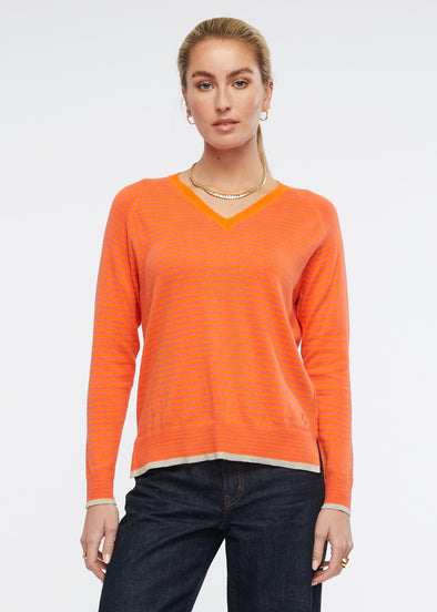 Zacket & Plover '6152 Sweater' - Apricot Combo