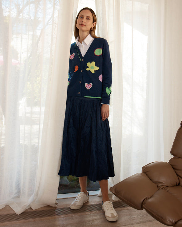 Zaket & Plover '7136 Happy Cardi' - Denim