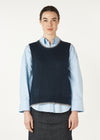 Zaket & Plover '7156 Essential Vest'  - Denim